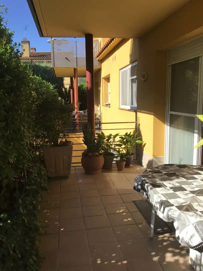 Terraza de Casa adosada en venta en Santa Coloma de Farners con Calefacción, Jardín privado y Terraza