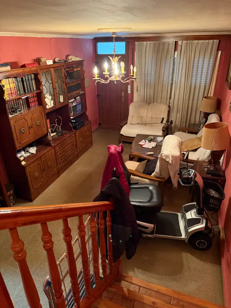 Sala de estar de Casa adosada en venta en Utebo con Aire acondicionado, Calefacción y Jardín privado