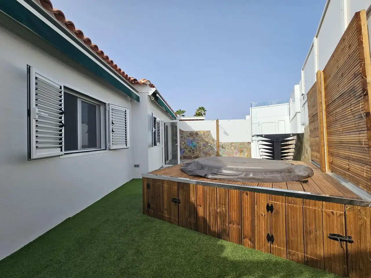 Terrace of Houses for rent in Mogán  with Air Conditioner, Private garden and Terrace