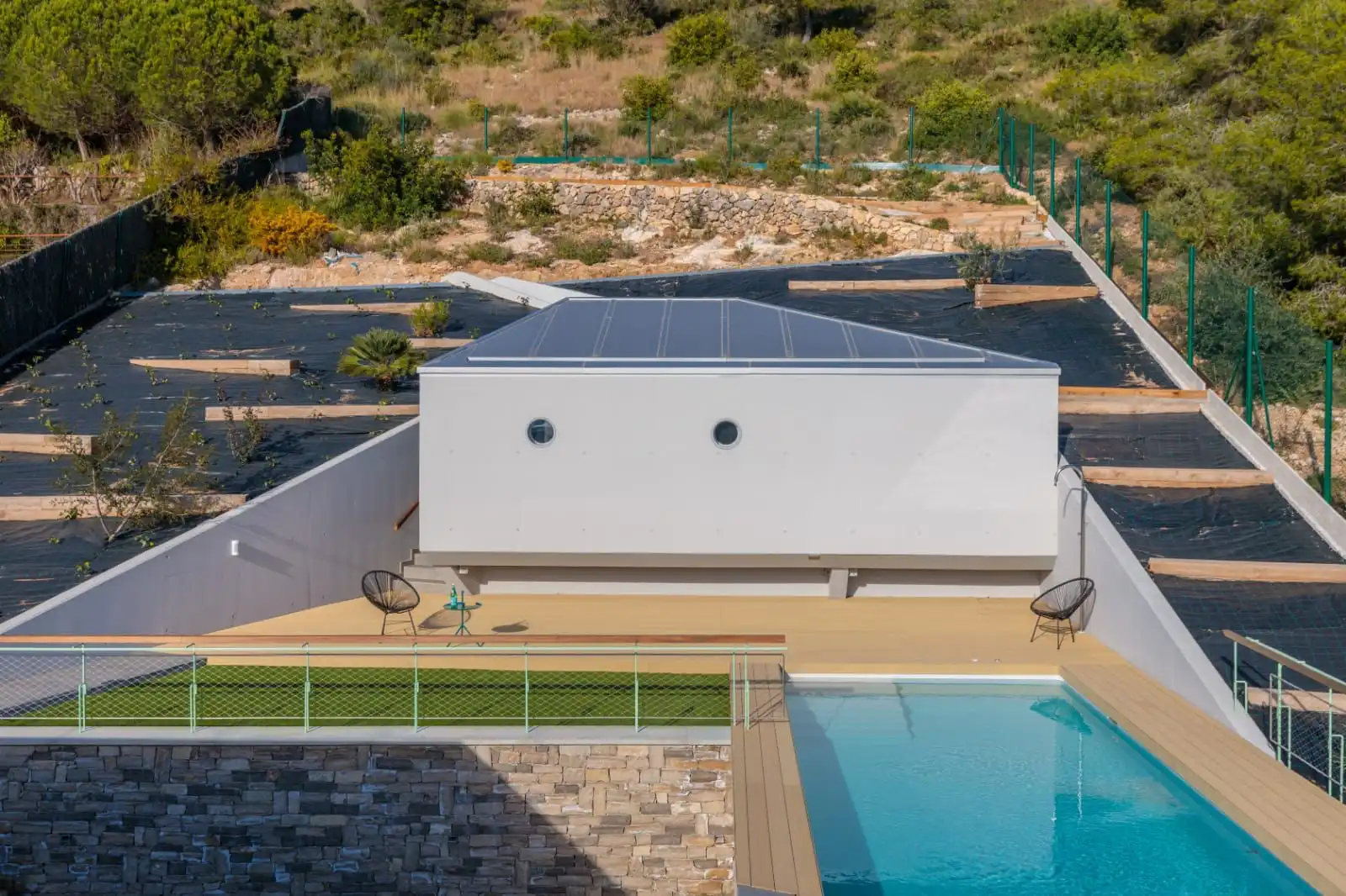 Schwimmbecken von Haus oder Chalet zum Verkauf in Sitges mit Klimaanlage, Heizung und Privatgarten