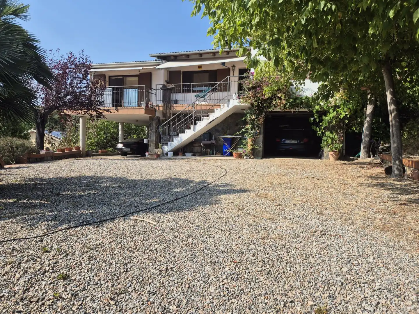 Vista exterior de Casa o xalet en venda en Bescanó amb Calefacció, Terrassa i Traster
