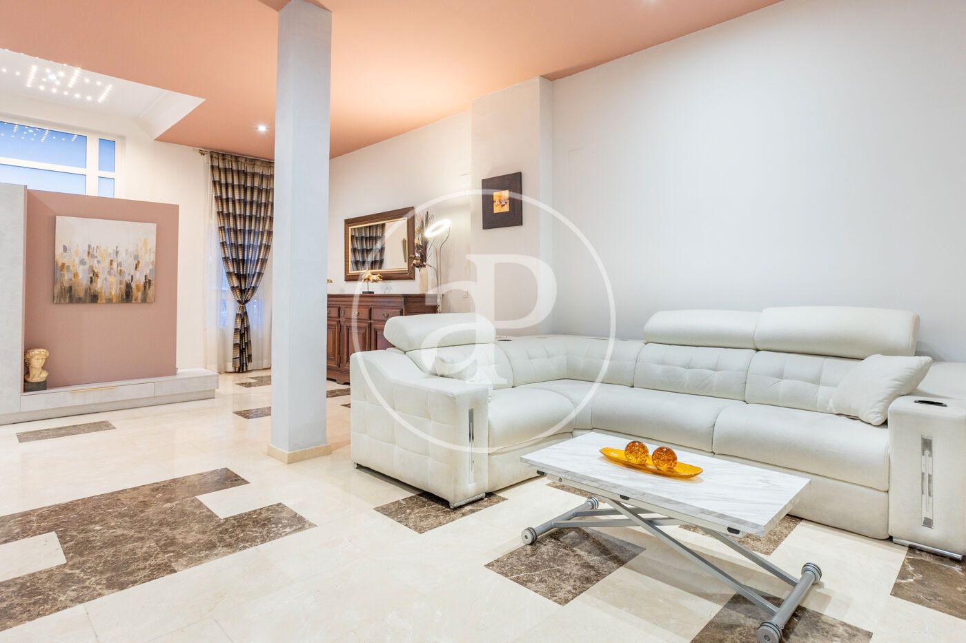 Sala d'estar de Casa adosada en venda en  Valencia Capital amb Aire condicionat, Calefacció i Terrassa