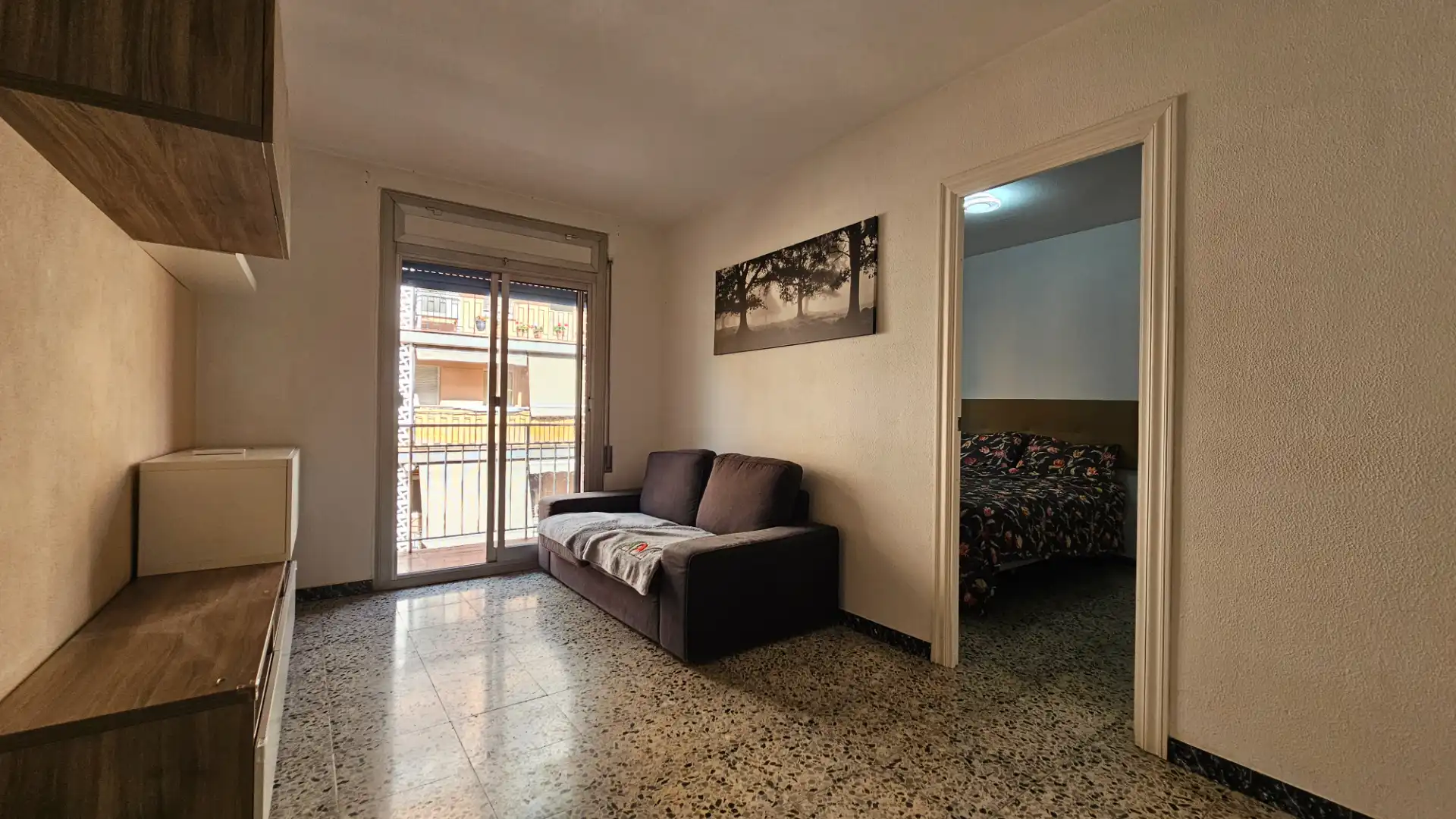 Living room of Flat for sale in  Barcelona Capital  with Air Conditioner and Balcony