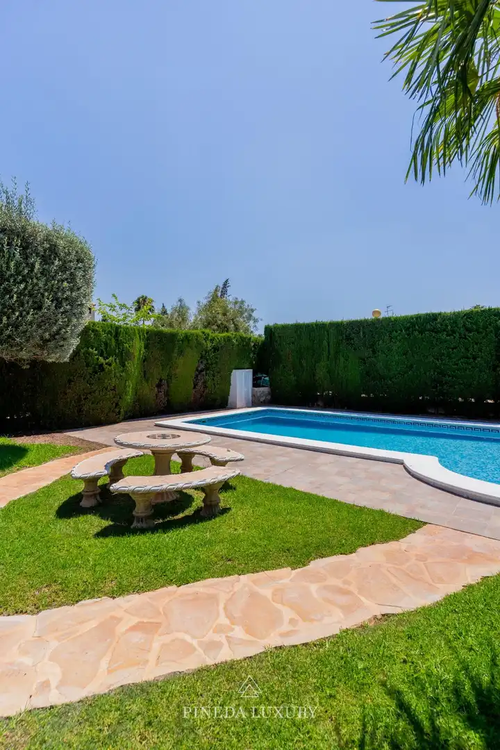 Piscina de Casa o chalet de alquiler en Puçol con Calefacción, Jardín privado y Terraza