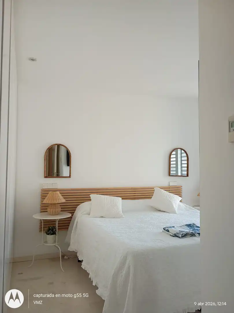Schlafzimmer von Dachboden zur Miete in Jávea / Xàbia mit Klimaanlage, Heizung und Terrasse