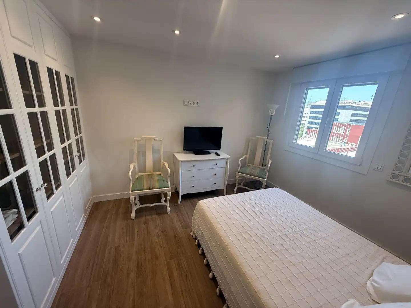 Schlafzimmer von Wohnung zur Miete in Almería mit Klimaanlage, Terrasse und Möbliert