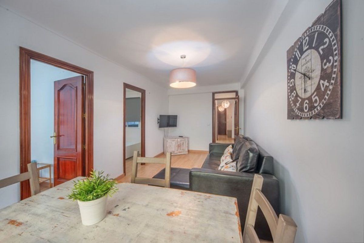 Sala d'estar de Pis de lloguer en Málaga Capital amb Terrassa, Moblat i Forn