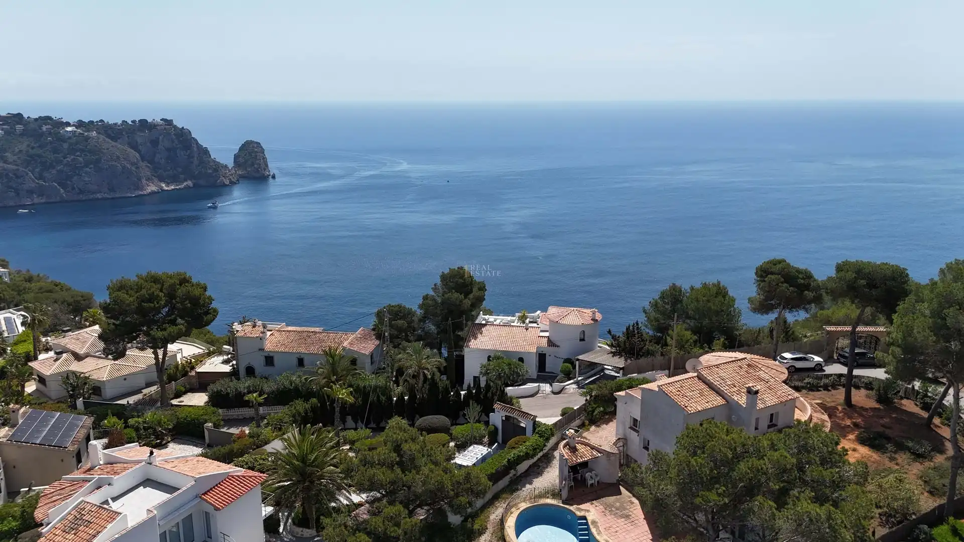 Exterior view of Houses for sale in Jávea / Xàbia  with Heating, Terrace and Swimming Pool