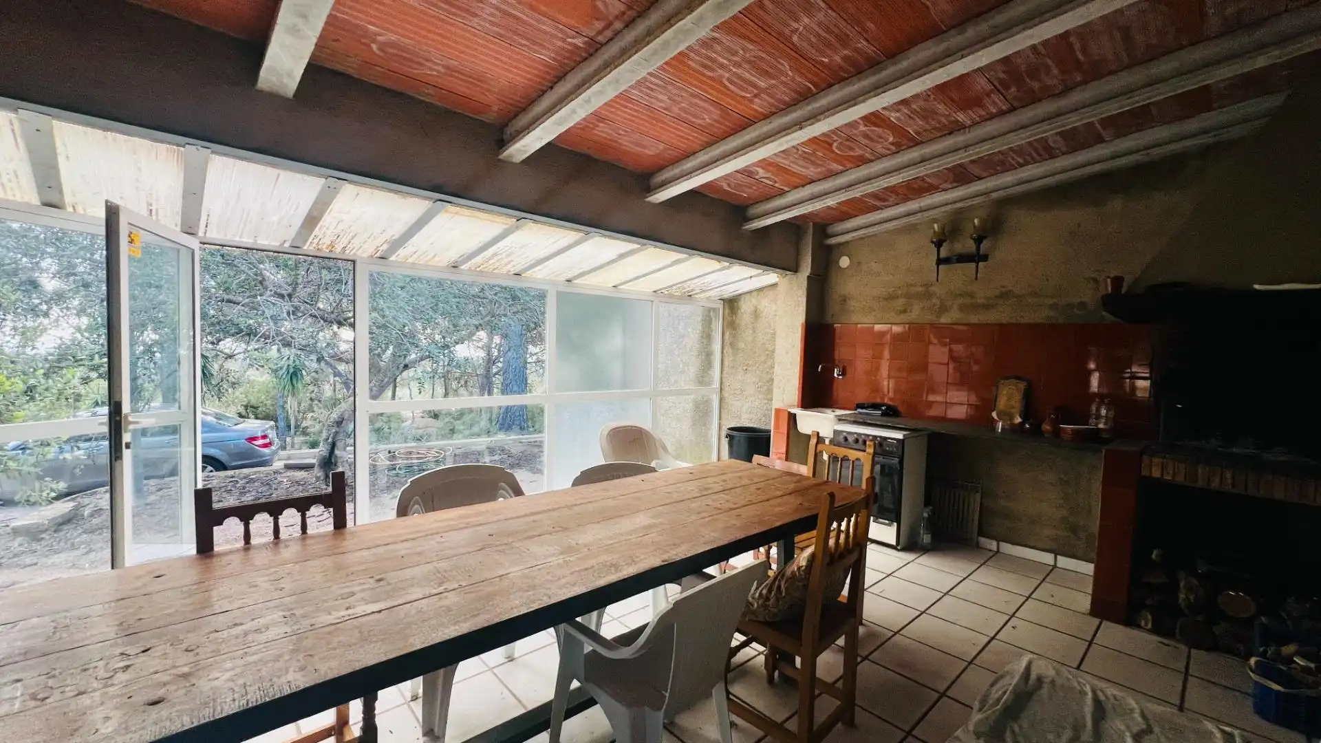 Terrace of Country homes for sale in Vandellòs i l'Hospitalet de l'Infant  with Swimming Pool, Furnished and Alarm