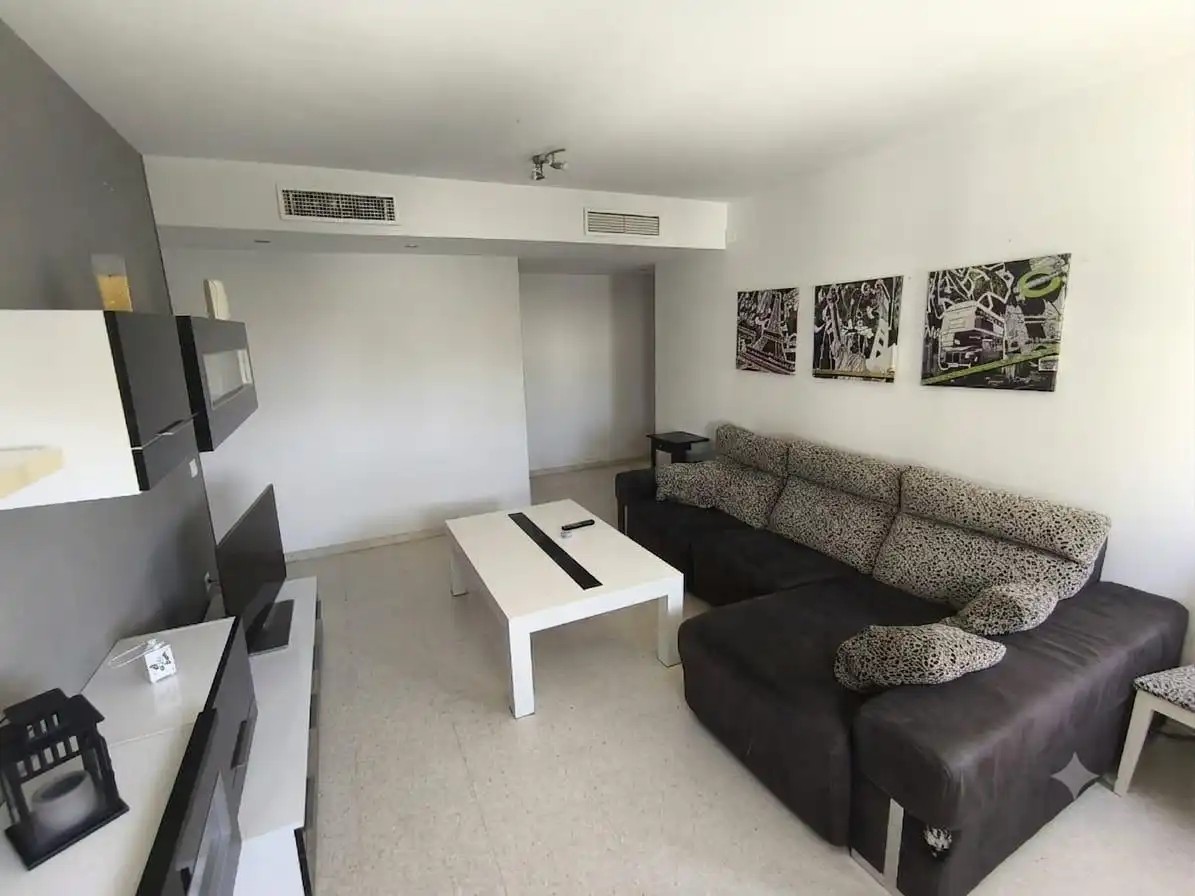 Living room of Flat for sale in Huelva  with Air Conditioner, Heating and Private garden