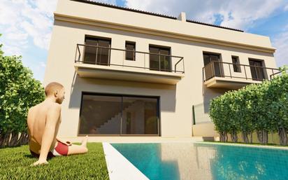 Swimming pool of Single-family semi-detached for sale in Vilabertran  with Air Conditioner, Heating and Terrace