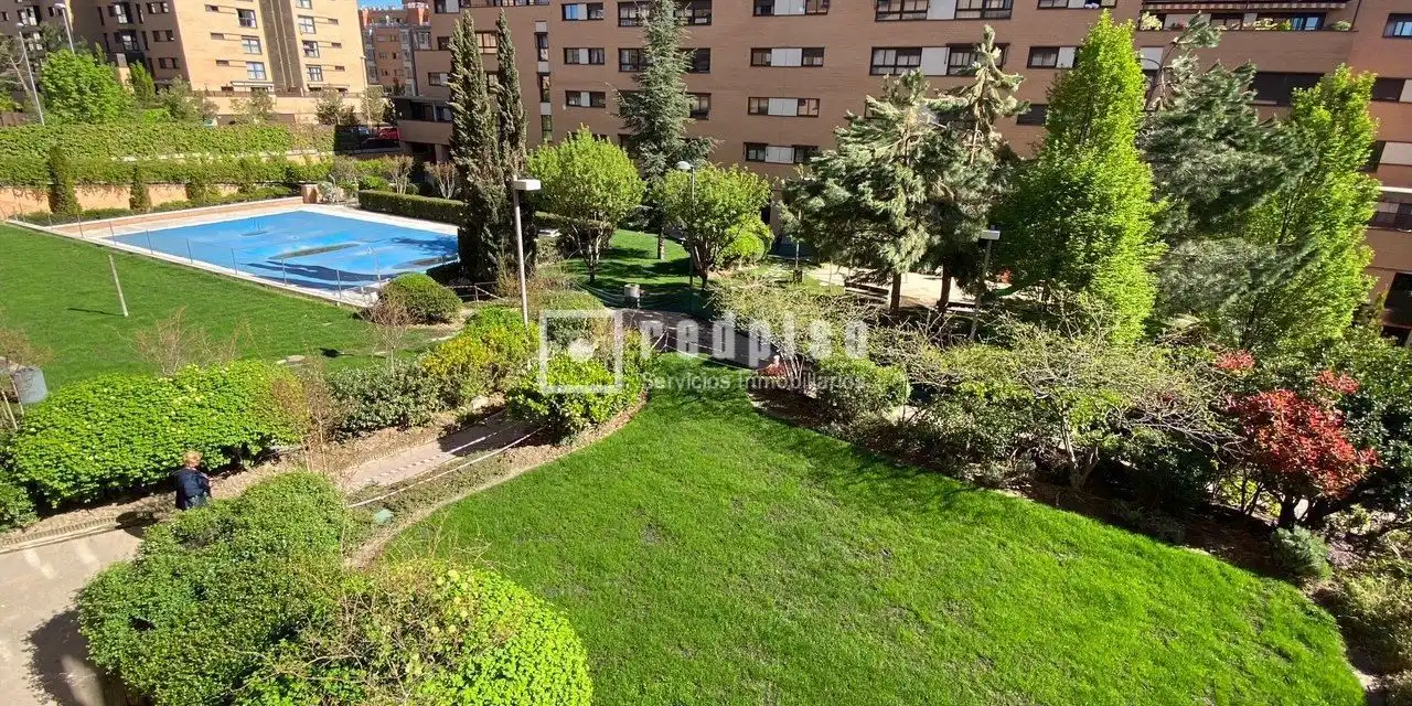 Jardín de Piso de alquiler en Madrid con Aire acondicionado, Calefacción y Jardín privado