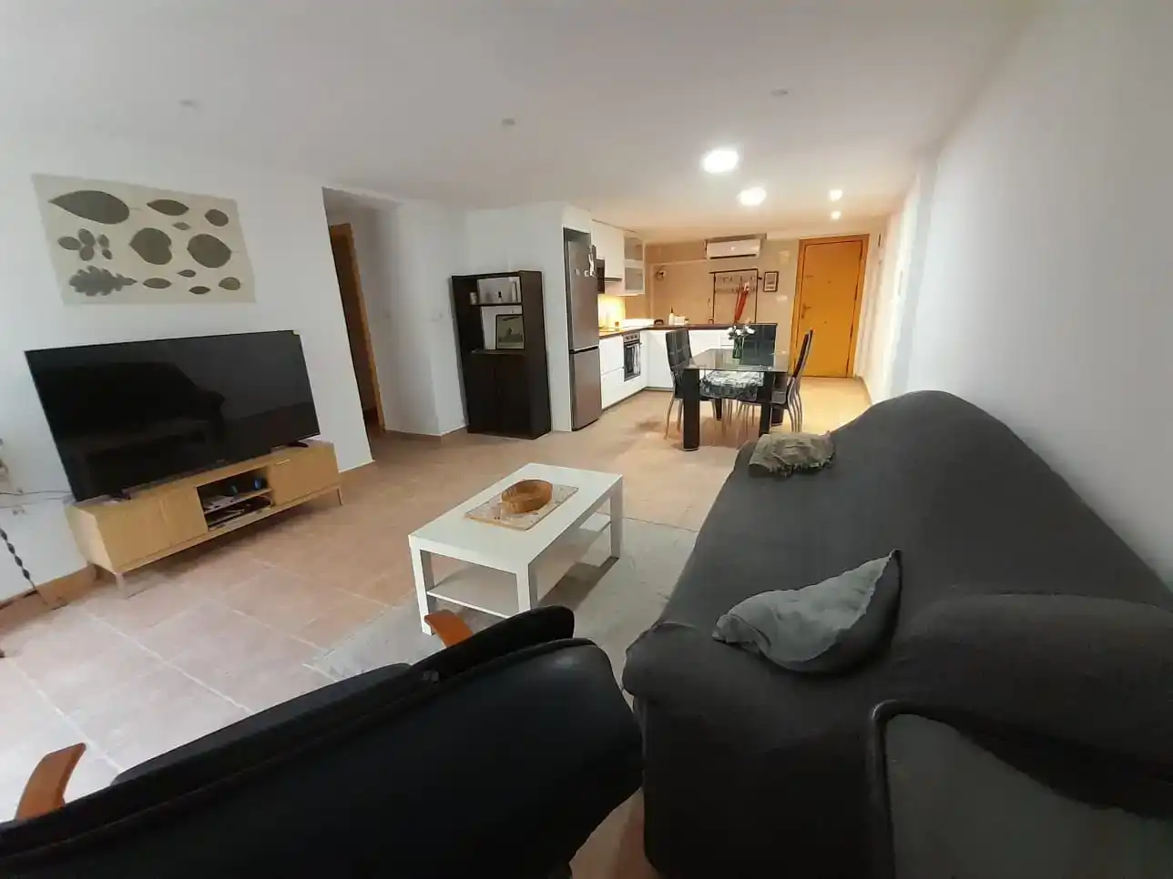 Living room of Flat for rent in  Valencia Capital  with Air Conditioner