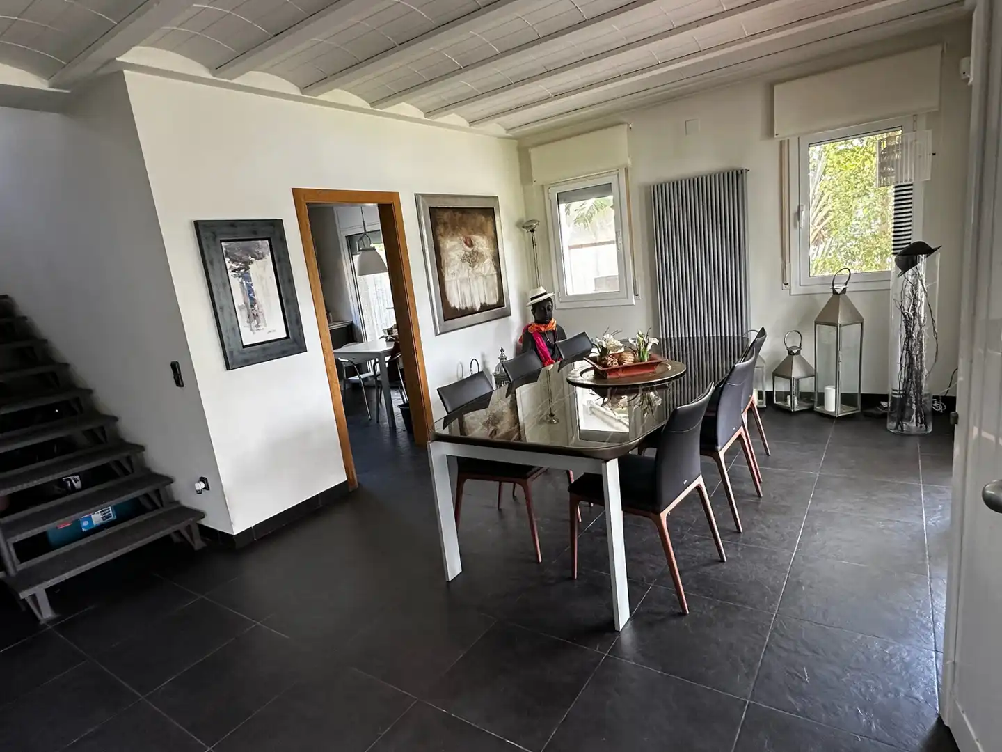 Comedor de Casa o chalet de alquiler en Mont-roig del Camp con Aire acondicionado, Jardín privado y Parquet