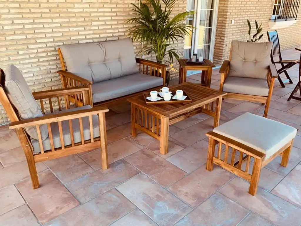 Terrassa de Casa o xalet en venda en El Puerto de Santa María amb Jardí privat, Terrassa i Piscina