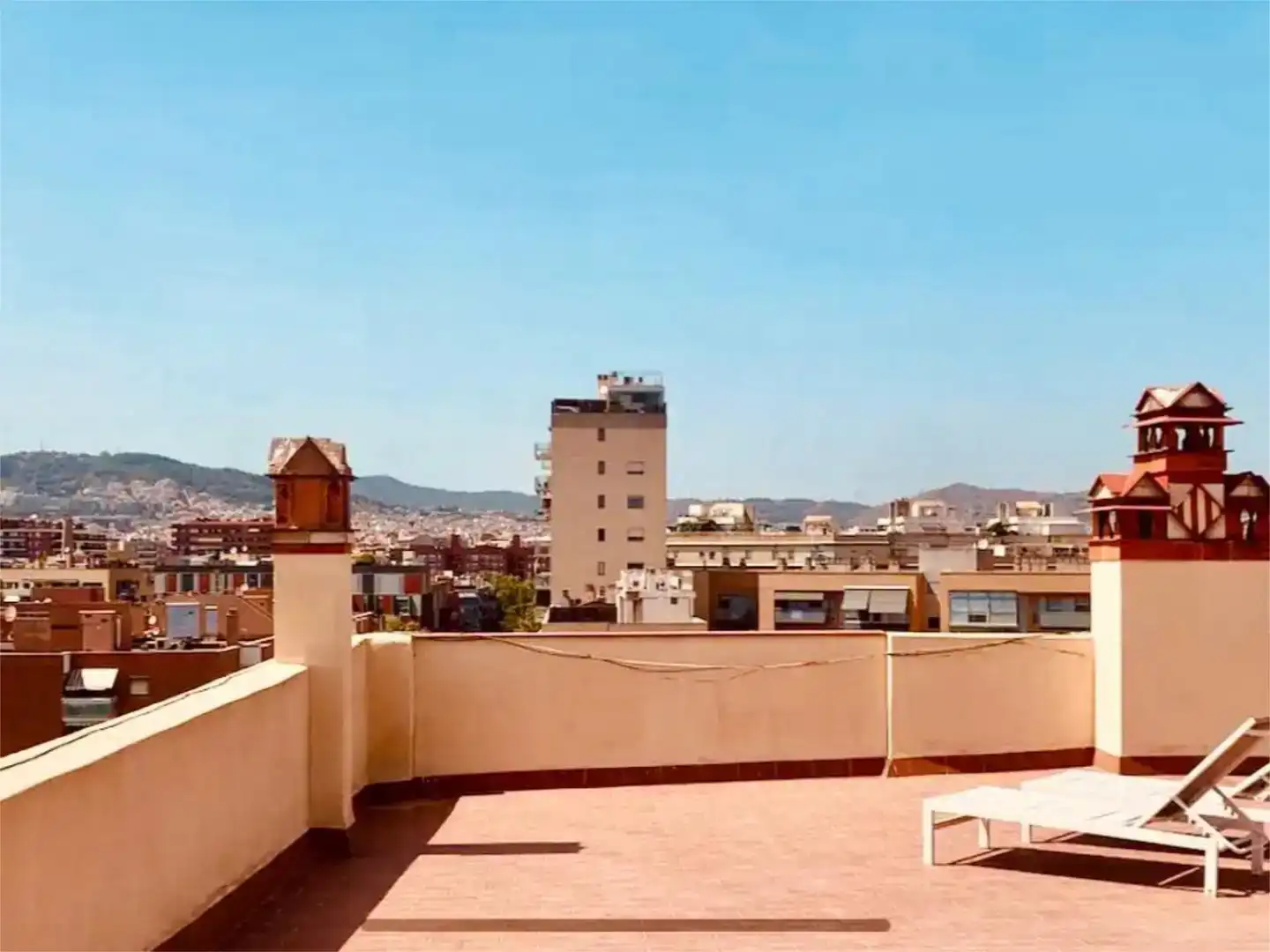 Terrasse von Wohnung zur Miete in  Barcelona Capital