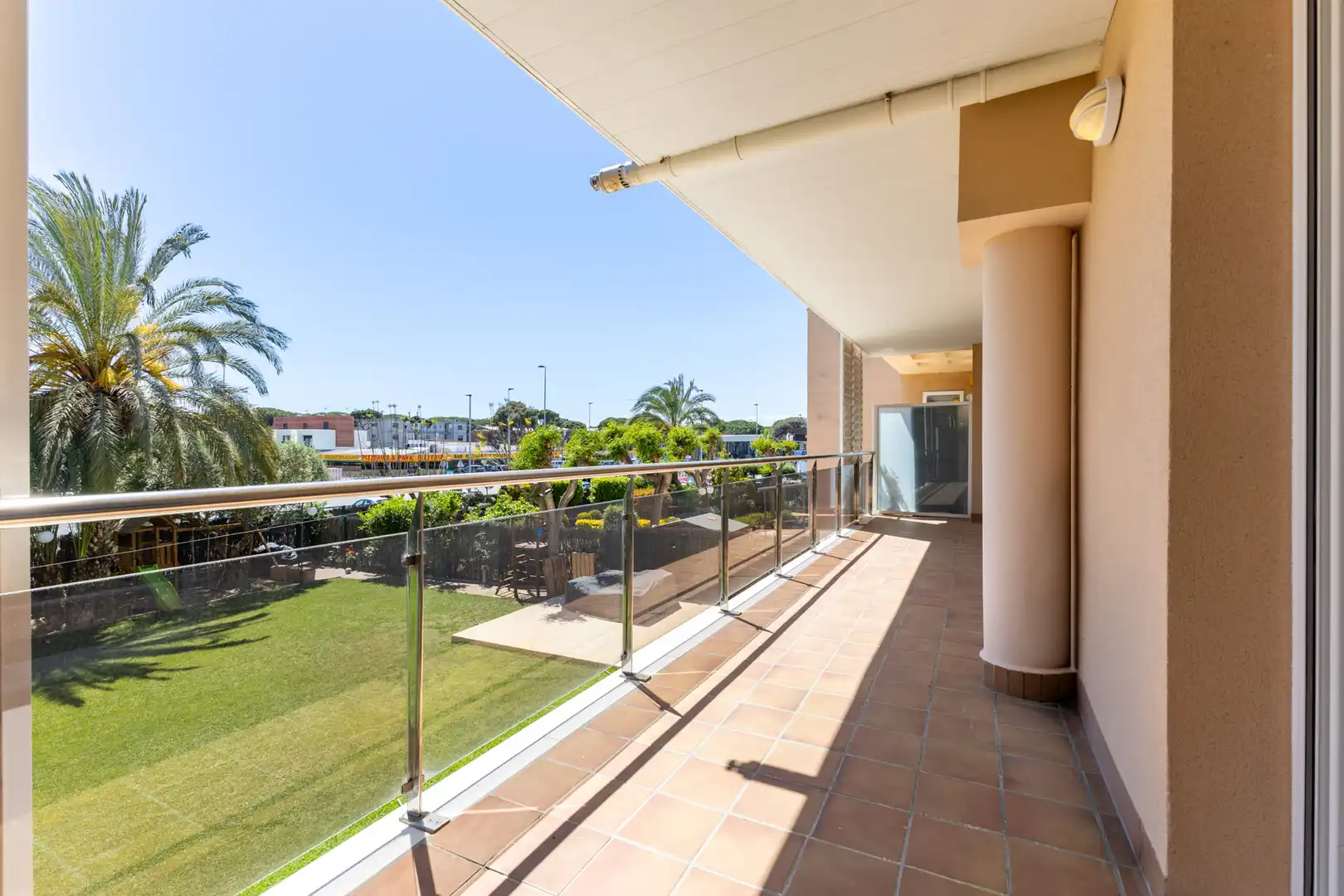 Terrace of Flat for sale in Gavà  with Air Conditioner, Heating and Parquet flooring