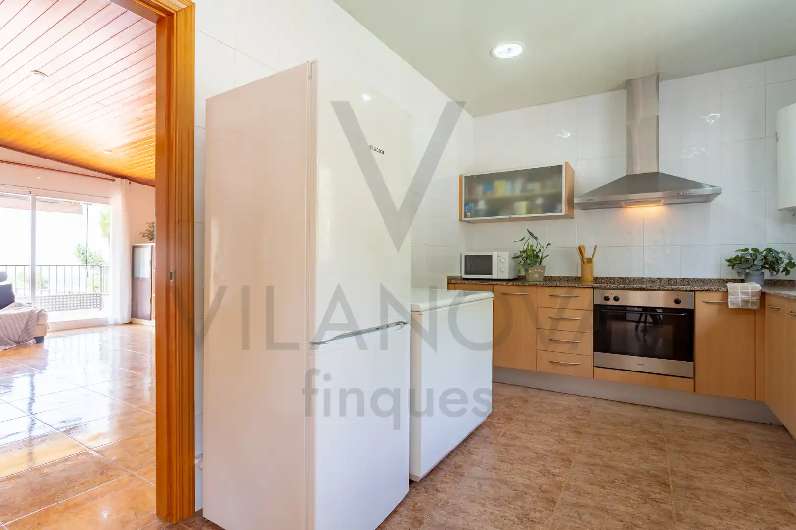 Cocina de Casa o chalet en venta en Cabra del Camp con Aire acondicionado, Calefacción y Jardín privado