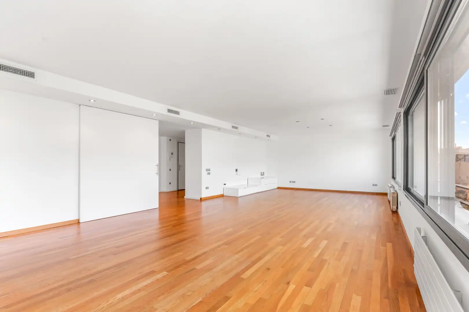 Sala de estar de Ático en venta en Barcelona con Aire acondicionado, Calefacción y Terraza