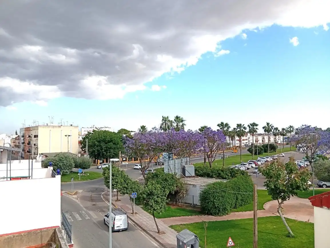 Vista exterior de Casa adosada en venta en Coria del Río