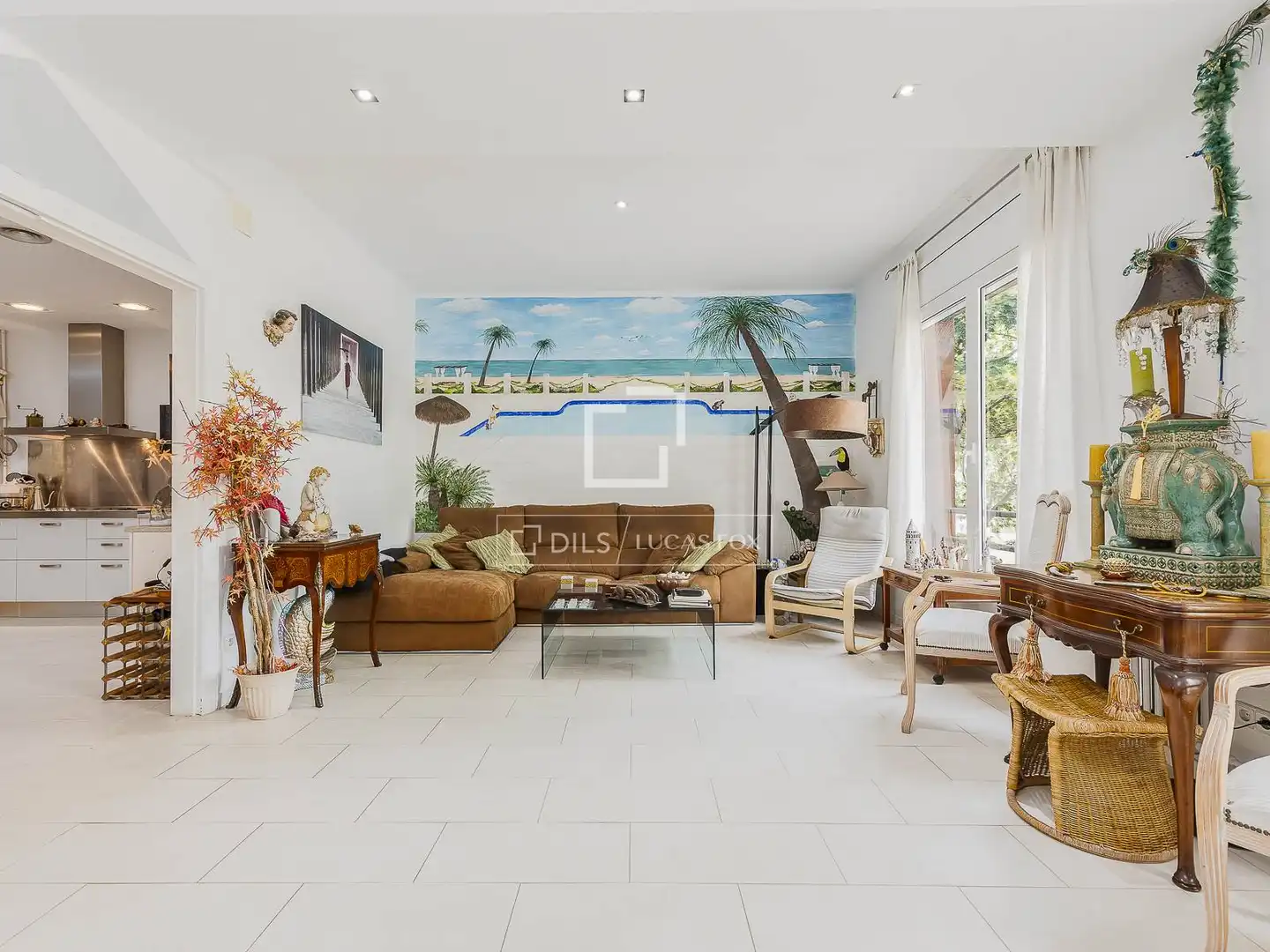 Living room of Flat for sale in Barcelona  with Air Conditioner, Heating and Terrace
