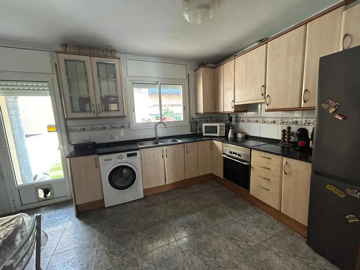 Kitchen of Houses for sale in Sant Adrià de Besòs  with Air Conditioner, Heating and Terrace