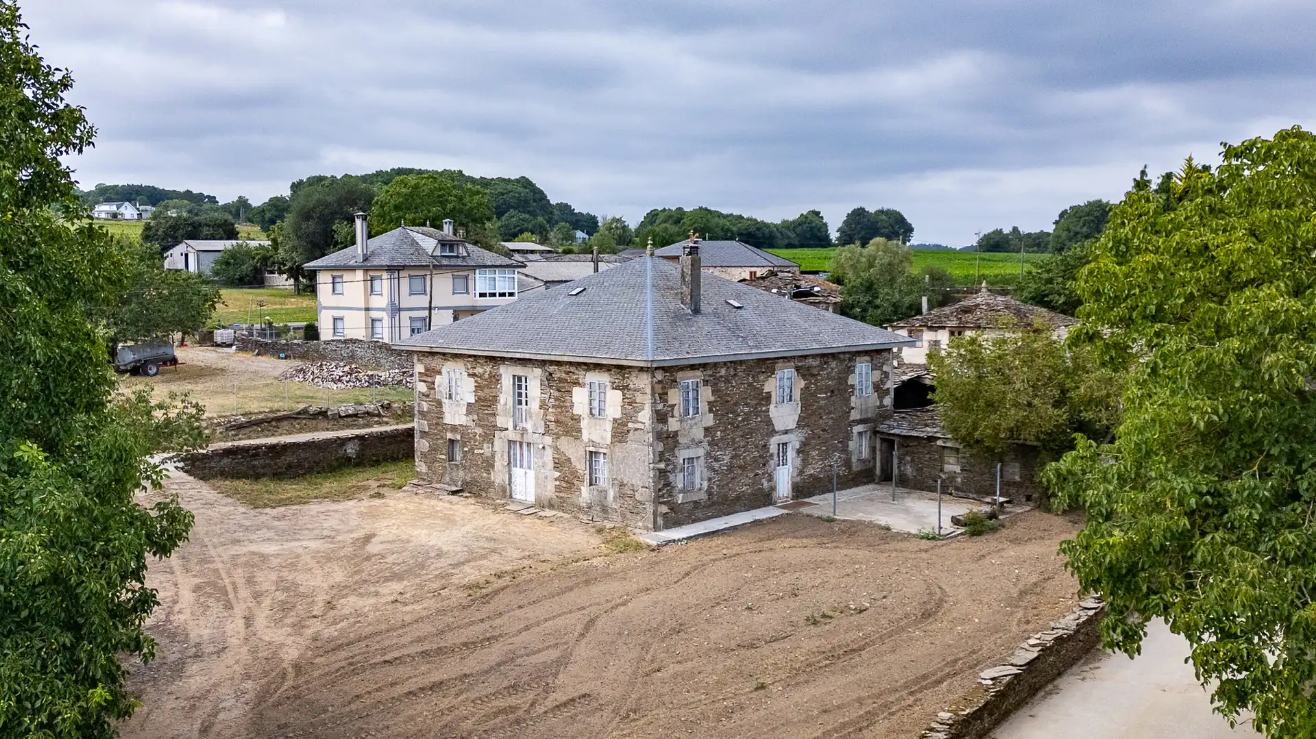 Vista exterior de Finca rústica en venta en Lugo