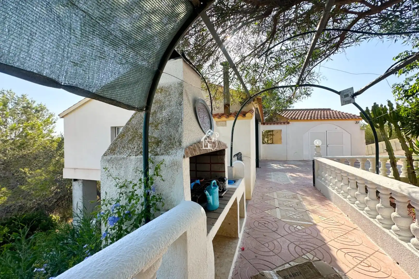 Terrasse von Country house zur Miete in Pilar de la Horadada mit Privatgarten, Terrasse und Abstellraum