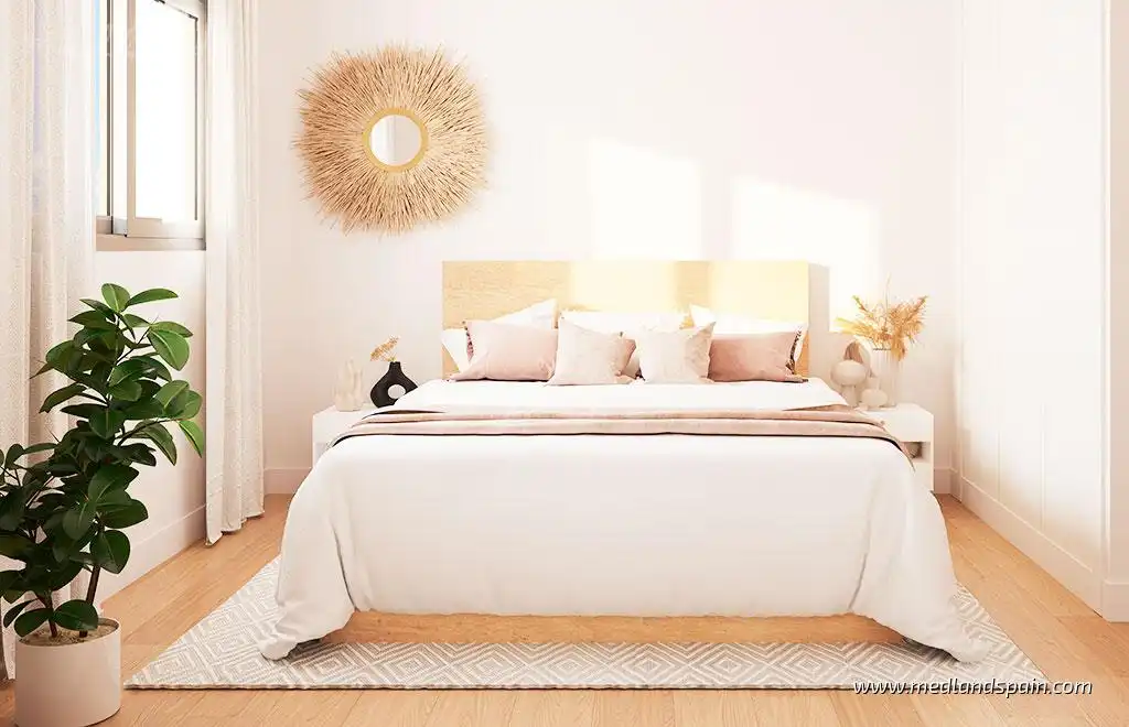 Schlafzimmer von Wohnungen zum Verkauf in Estepona mit Klimaanlage, Heizung und Terrasse