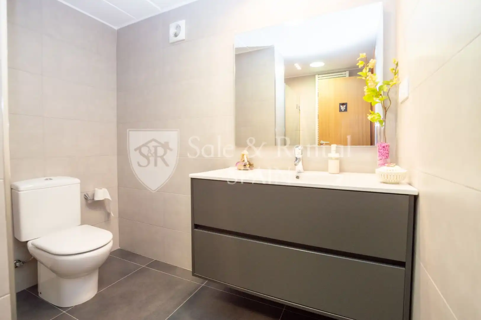 Badezimmer von Wohnung zum Verkauf in Tossa de Mar mit Klimaanlage, Heizung und Terrasse
