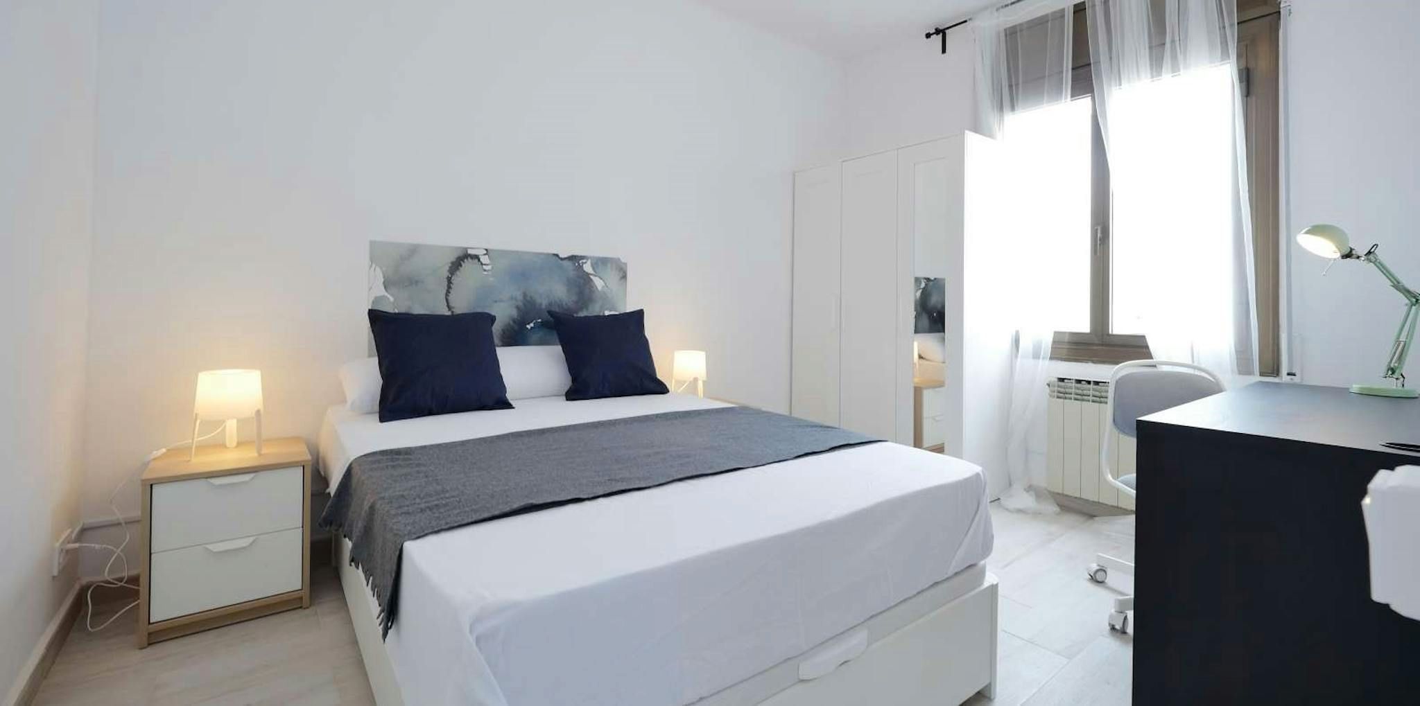 Dormitori de Pis per a compartir en  Barcelona Capital amb Calefacció, Rentadora i Internet