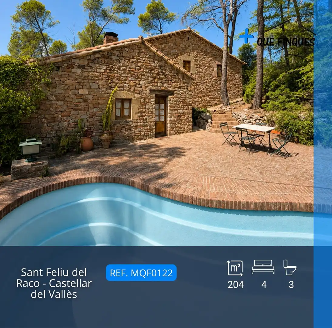 Piscina de Casa o chalet en venta en Castellar del Vallès con Calefacción, Jardín privado y Terraza