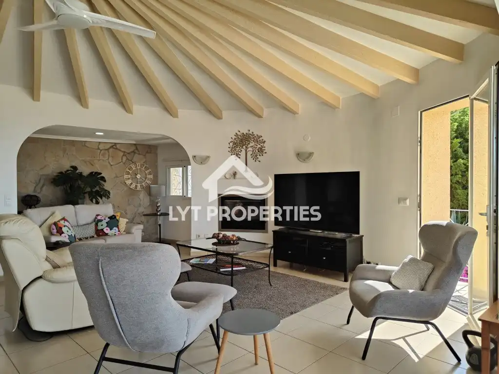 Sala d'estar de Casa o xalet en venda en Jávea / Xàbia amb Piscina