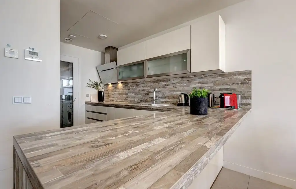 Kitchen of Duplexes for sale in Benalmádena  with Air Conditioner, Heating and Terrace