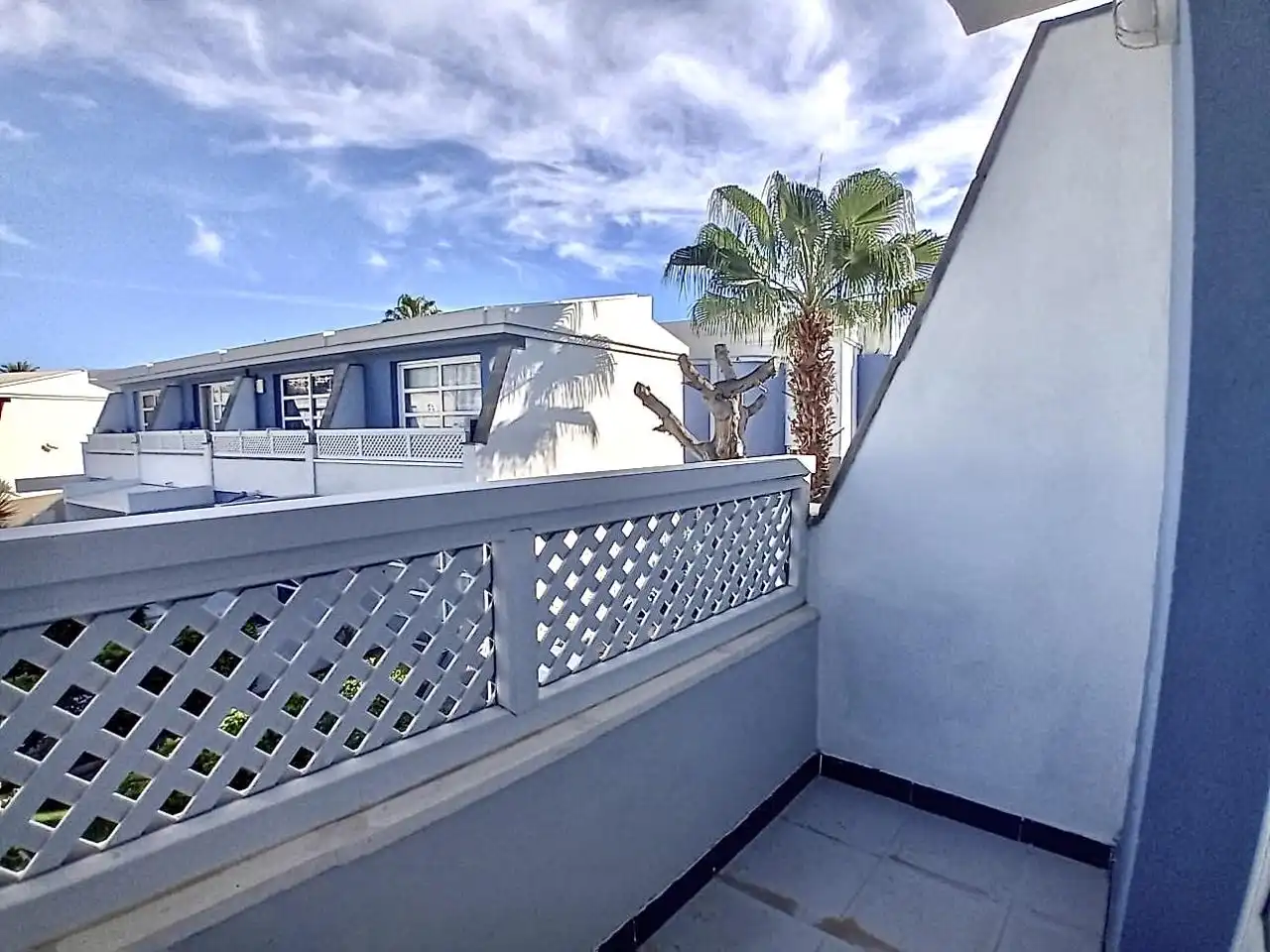 Terrasse von Maisonette zur Miete in San Bartolomé de Tirajana mit Klimaanlage, Privatgarten und Terrasse