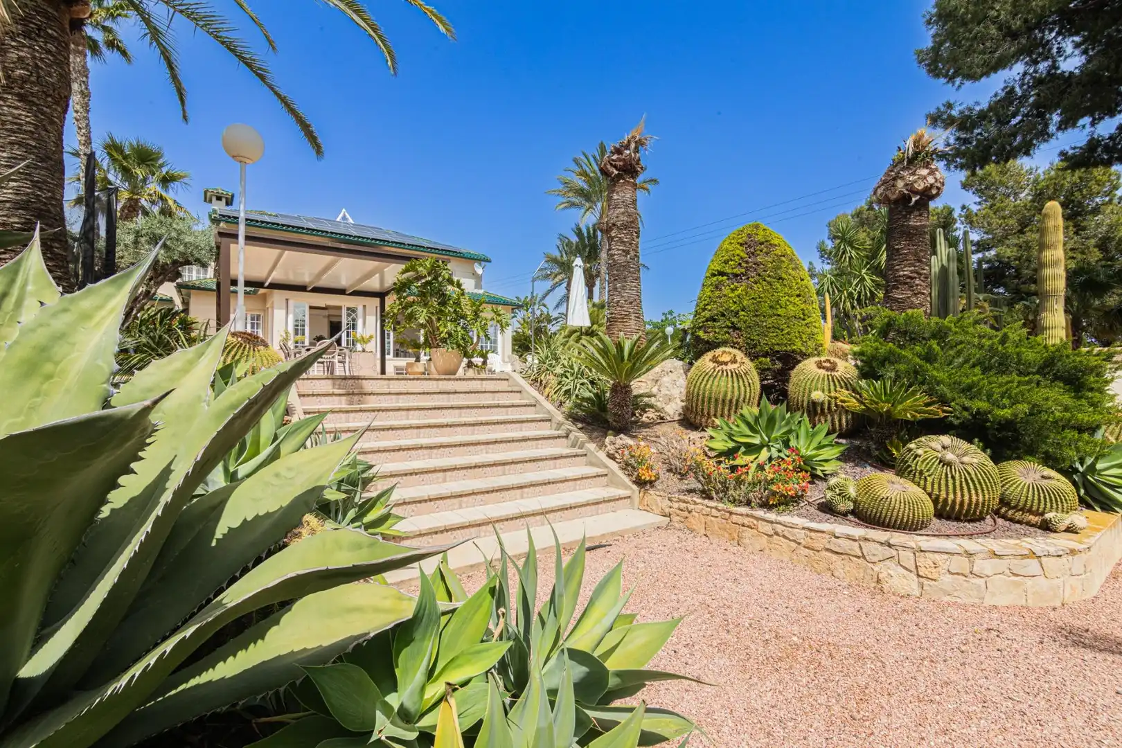 Jardín de Casa o chalet en venta en Elche / Elx con Jardín privado, Terraza y Piscina
