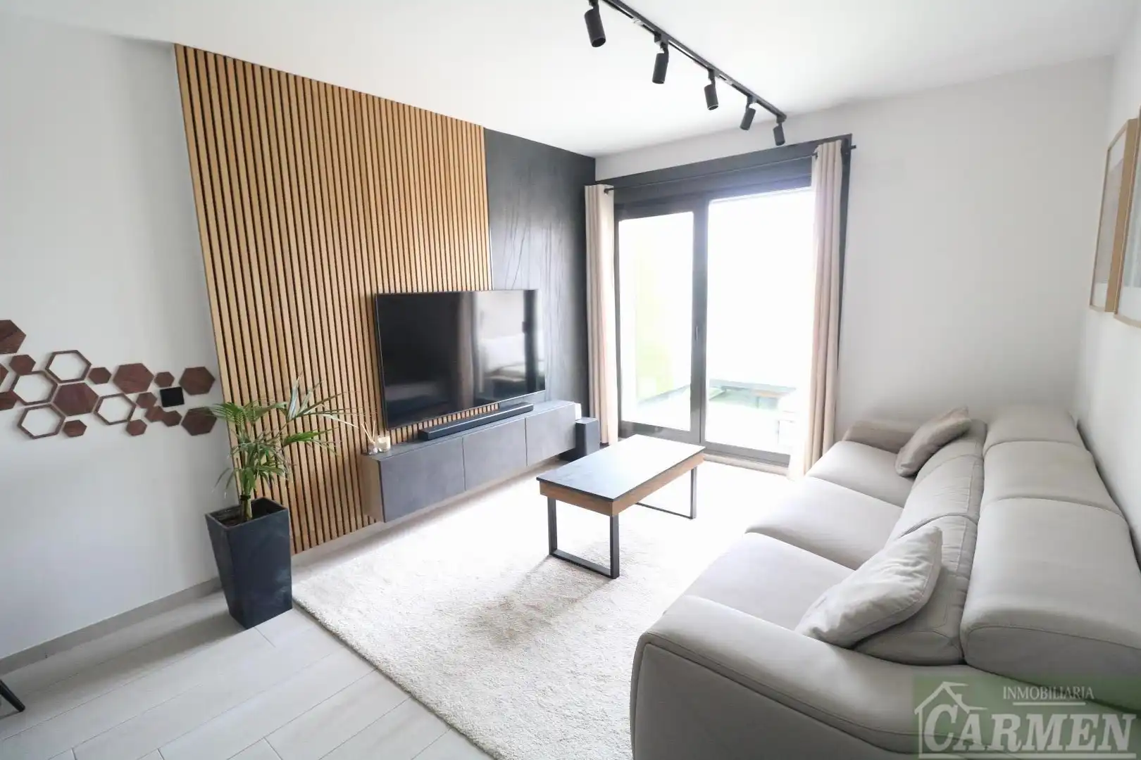 Sala de estar de Piso en venta en Jerez de la Frontera con Aire acondicionado, Terraza y Piscina comunitaria