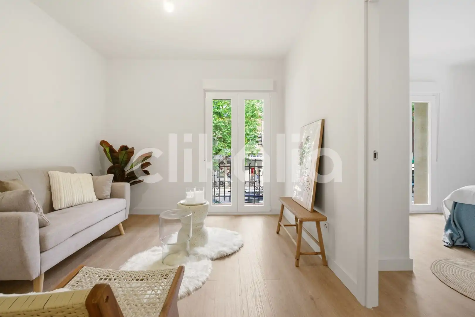 Schlafzimmer von Wohnung zum Verkauf in Madrid mit Klimaanlage, Heizung und Terrasse