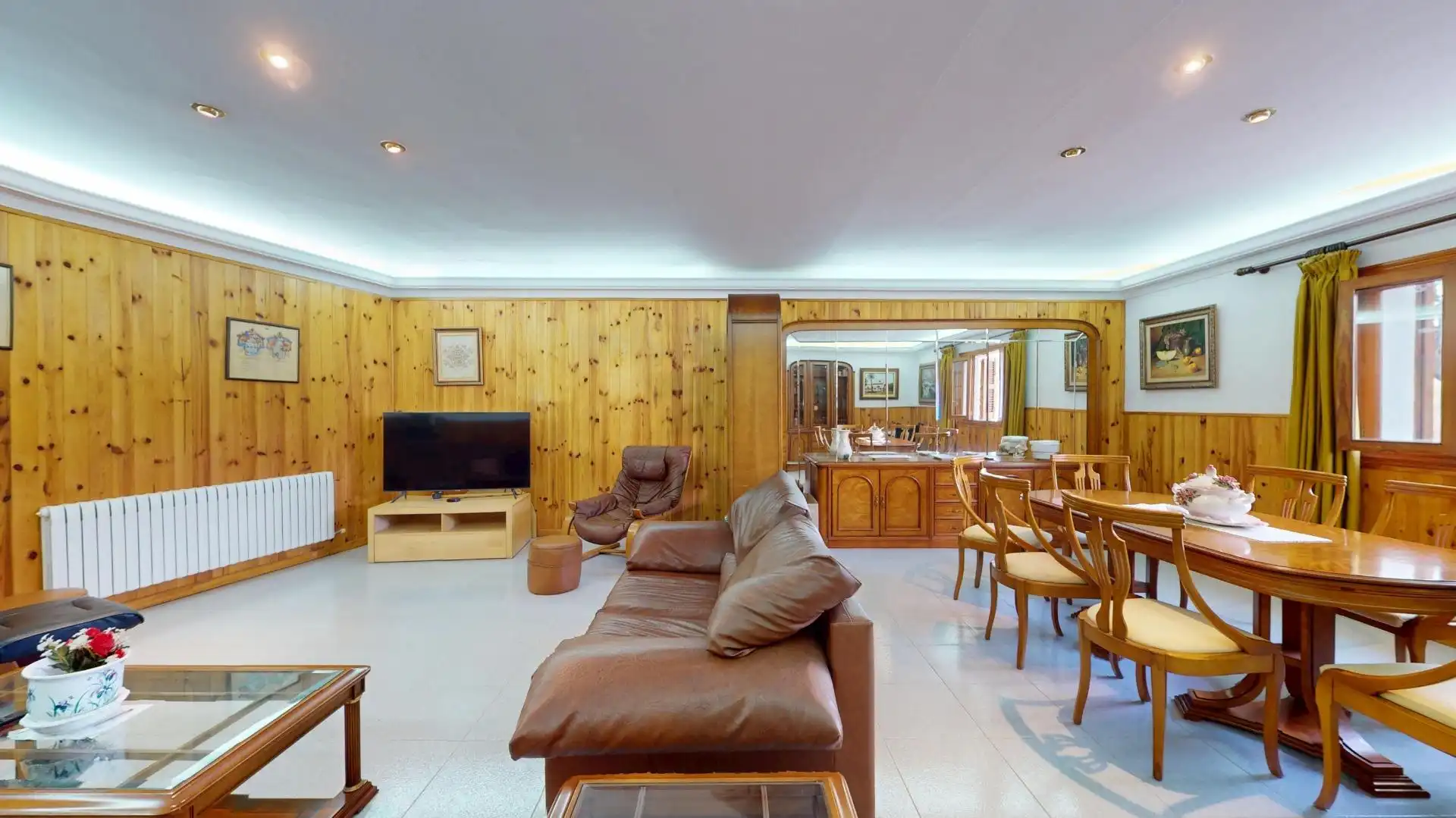 Wohnzimmer von Country house zum Verkauf in  Palma de Mallorca mit Klimaanlage, Heizung und Privatgarten
