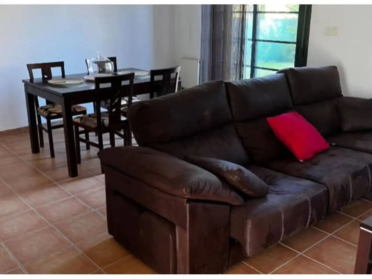 Sala d'estar de Casa adosada en venda en O Pereiro de Aguiar  amb Calefacció, Jardí privat i Parquet