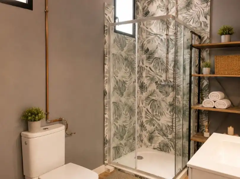 Badezimmer von Büro zur Miete in Barcelona mit Klimaanlage, Heizung und Terrasse
