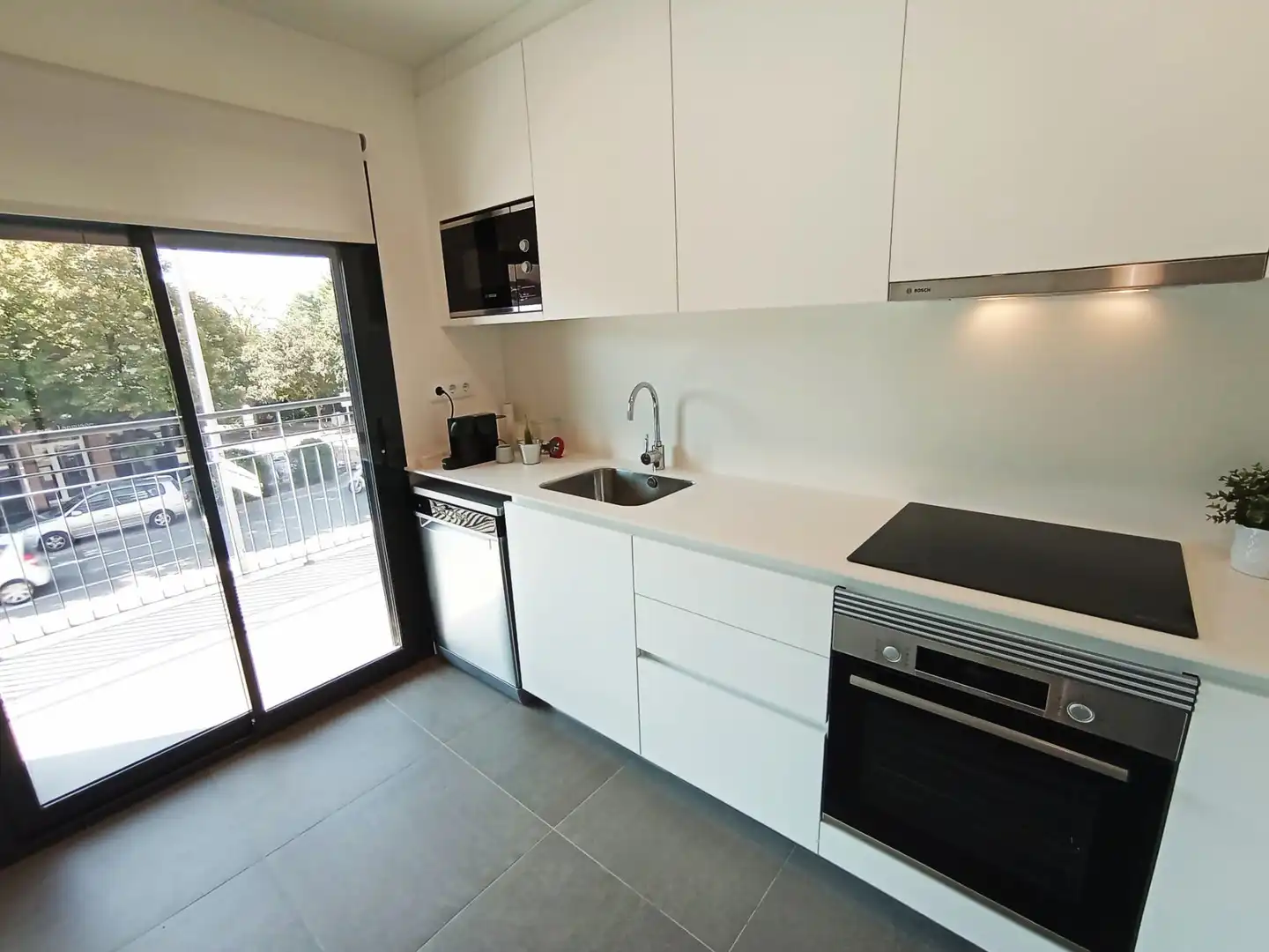 Kitchen of Flat for rent in Terrassa  with Air Conditioner, Heating and Terrace