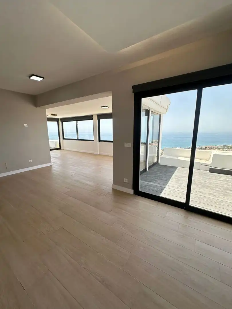Living room of Attic for sale in Mijas  with Heating, Terrace and Community pool