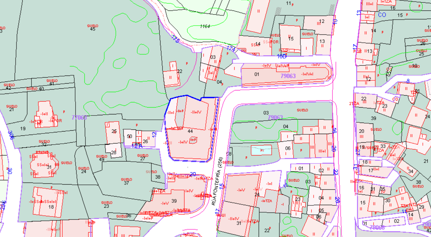 Vista exterior de Pis en venda en Boiro