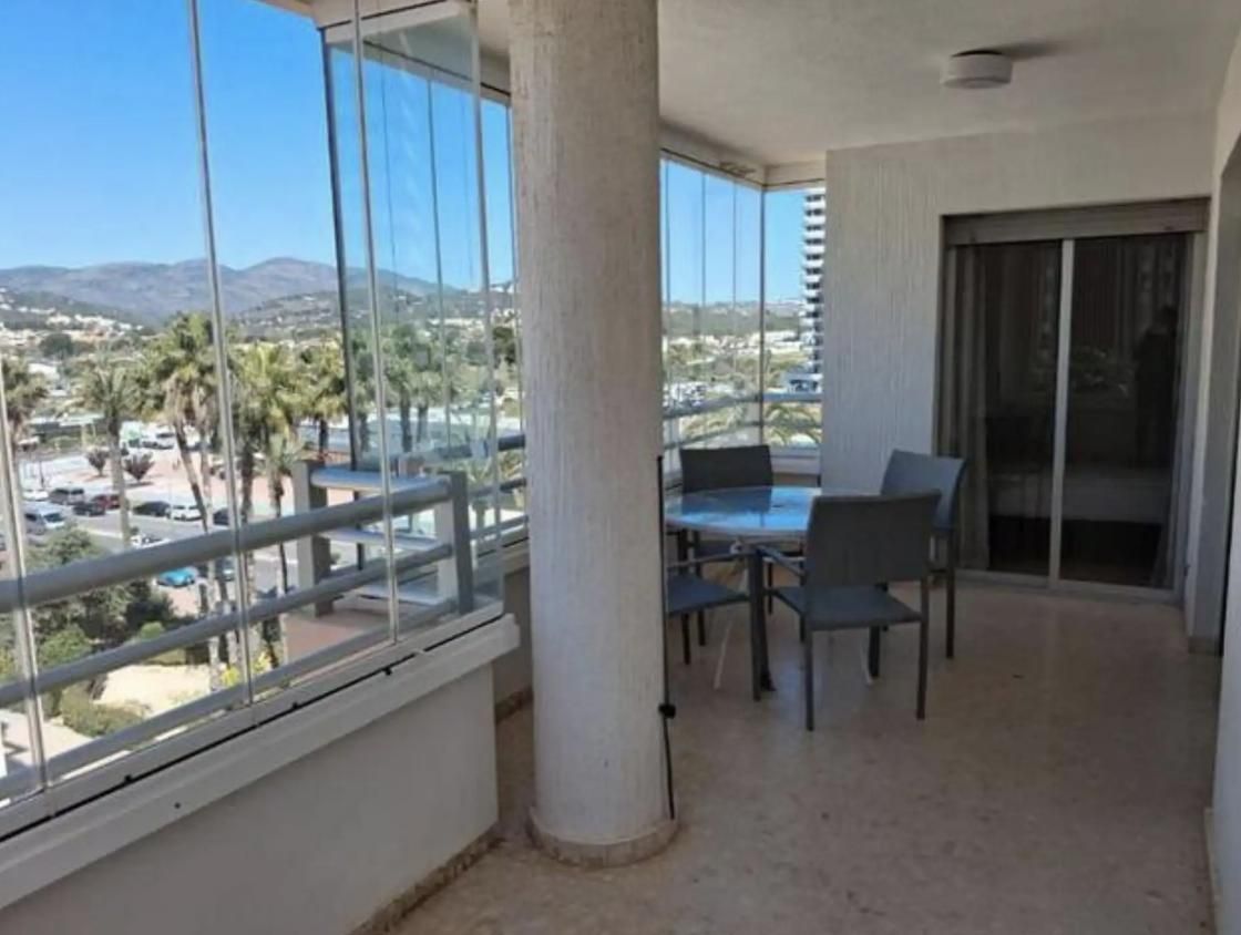 Terrace of Flat for sale in Calpe / Calp  with Air Conditioner, Terrace and Swimming Pool