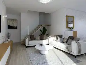Sala d'estar de Casa o xalet en venda en Ciudad Real amb Calefacció i Jardí privat