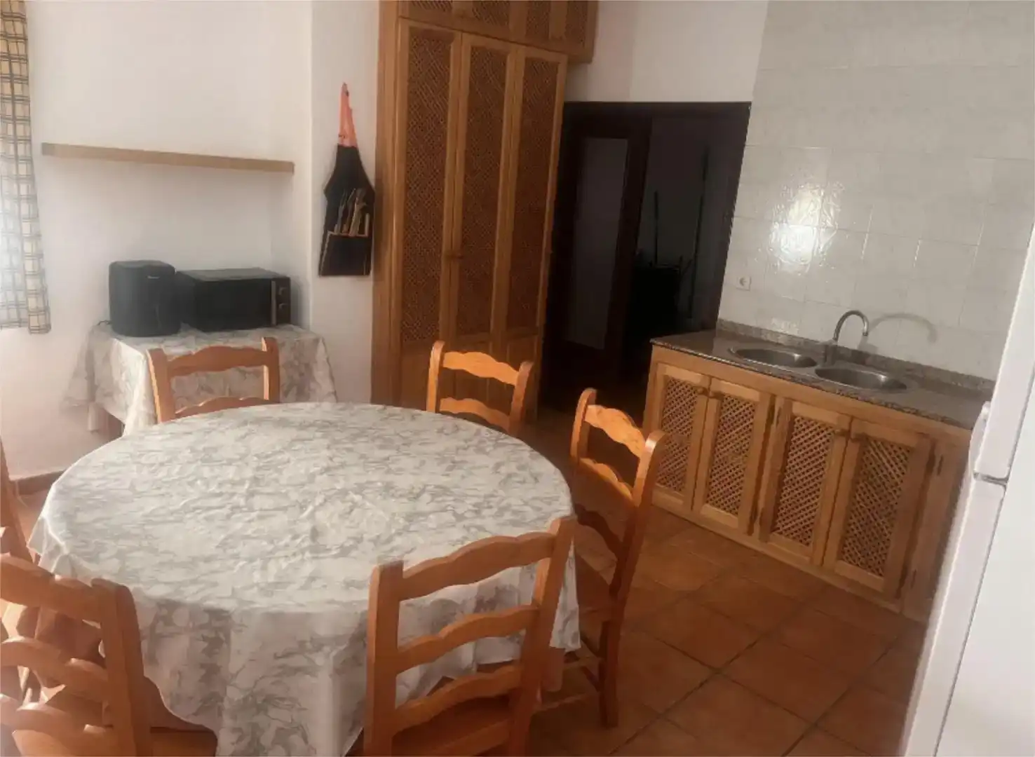 Küche von Wohnung zur Miete in Lucainena de las Torres mit Klimaanlage, Möbliert und Ofen