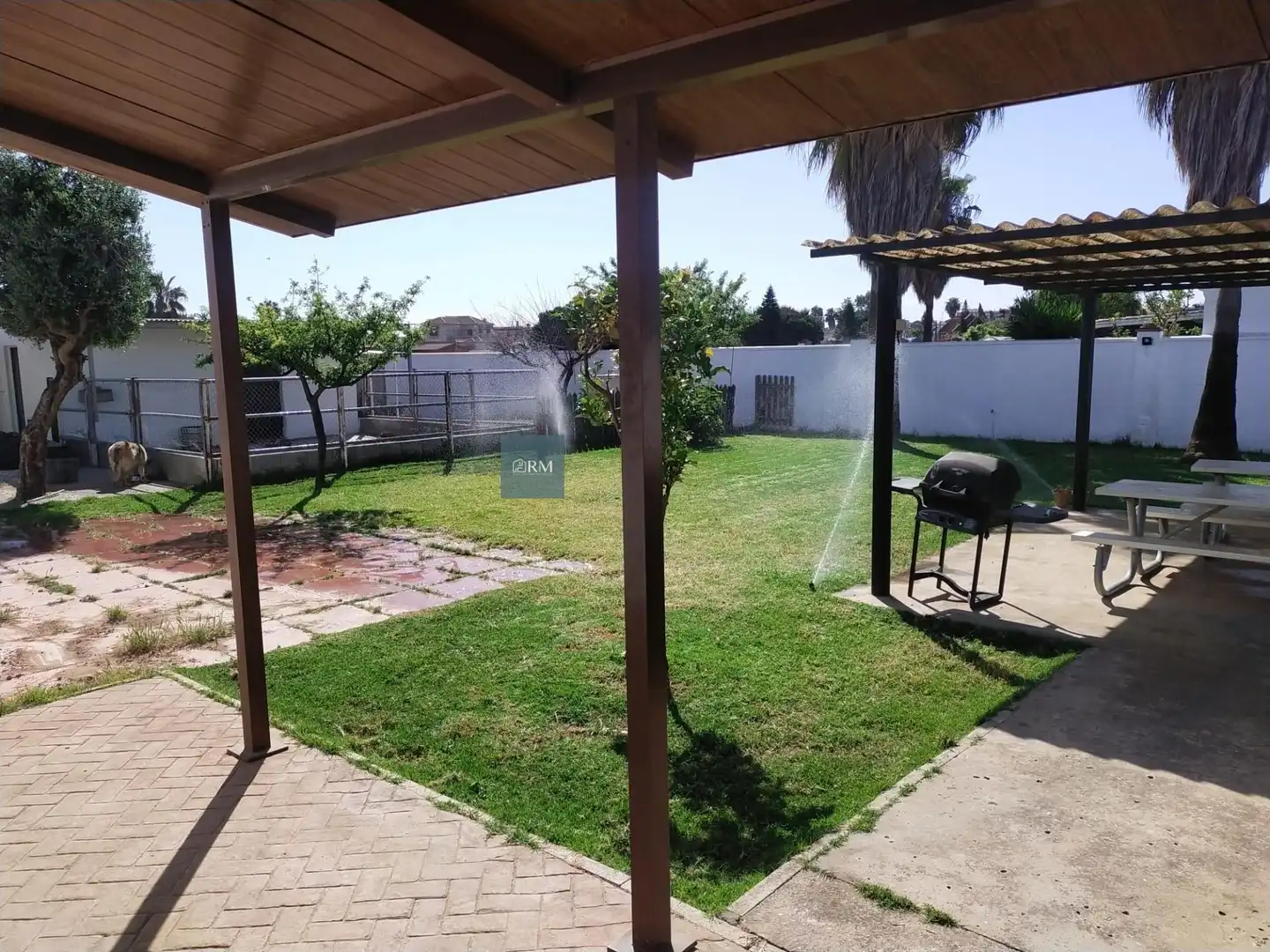 Garden of Houses for sale in Sanlúcar de Barrameda  with Air Conditioner