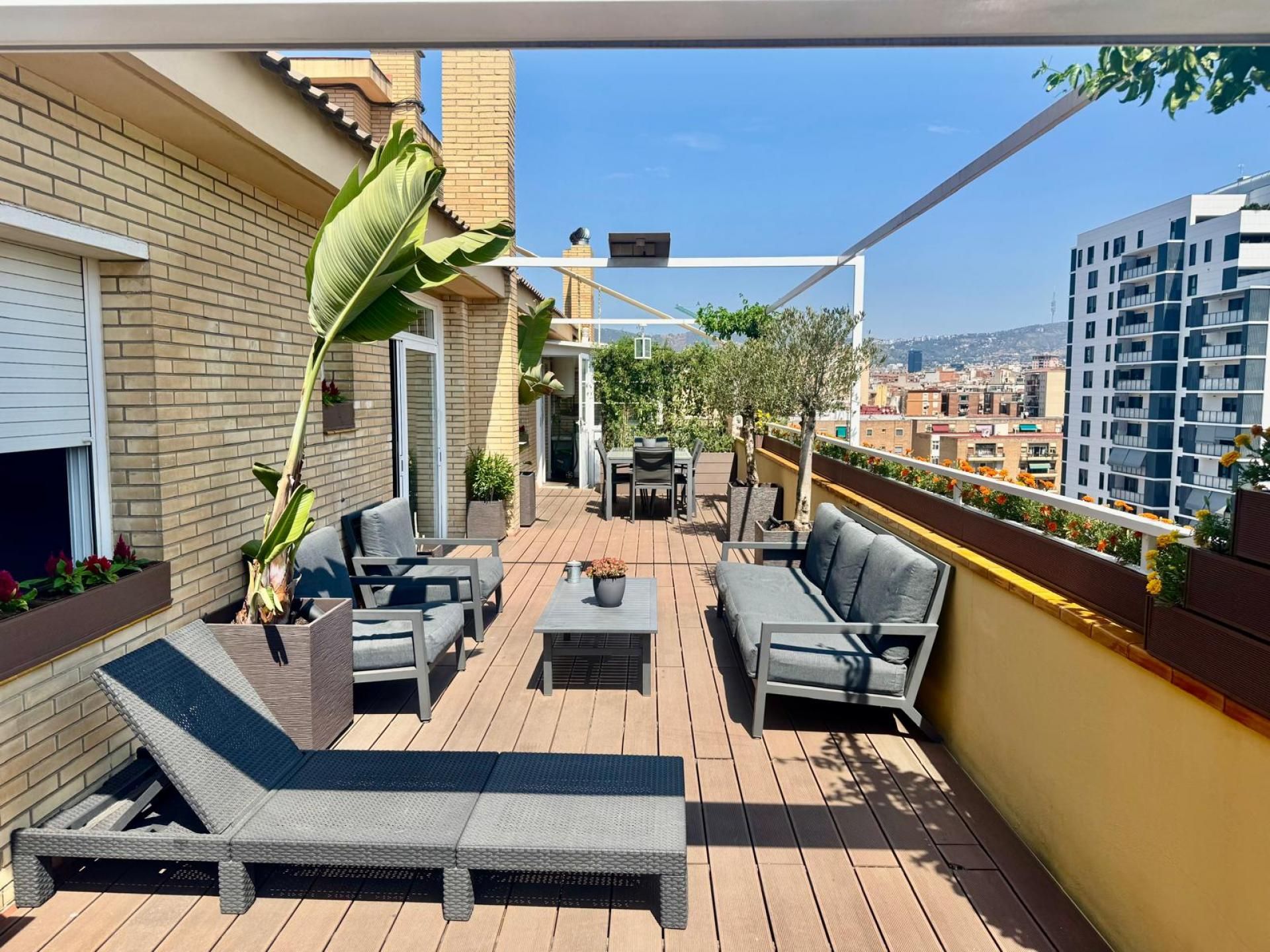 Terrassa de Àtic en venda en  Barcelona Capital amb Aire condicionat, Calefacció i Parquet
