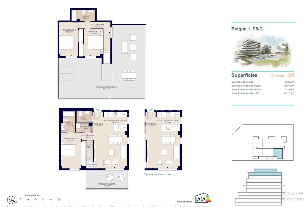 Piso con terraza en venta en Platja de Torres, imagen 10